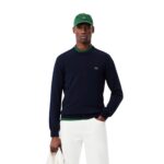 Lacoste ανδρικό μονόχρωμο πουλόβερ 3AH1985