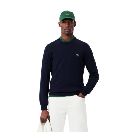 Lacoste ανδρικό μονόχρωμο πουλόβερ 3AH1985