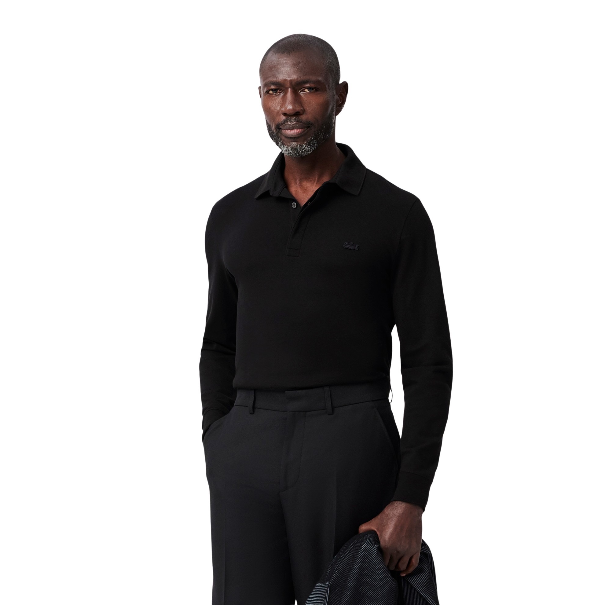 Lacoste ανδρική μονόχρωμη μπλούζα πόλο πικέ 3PH2481
