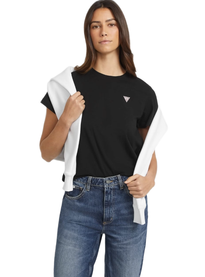 Guess γυναικείο t-shirt κοντομάνικο με λογότυπο W4YI10J1314