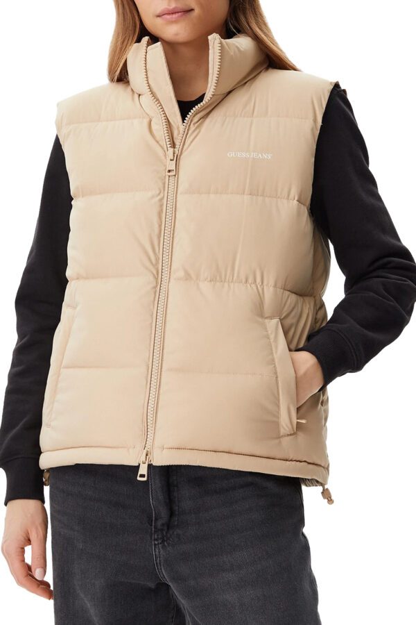 Guess γυναικείο puffer γιλέκο W4BN59WGII2 Guess γυναικείο puffer γιλέκο W4BN59WGII2