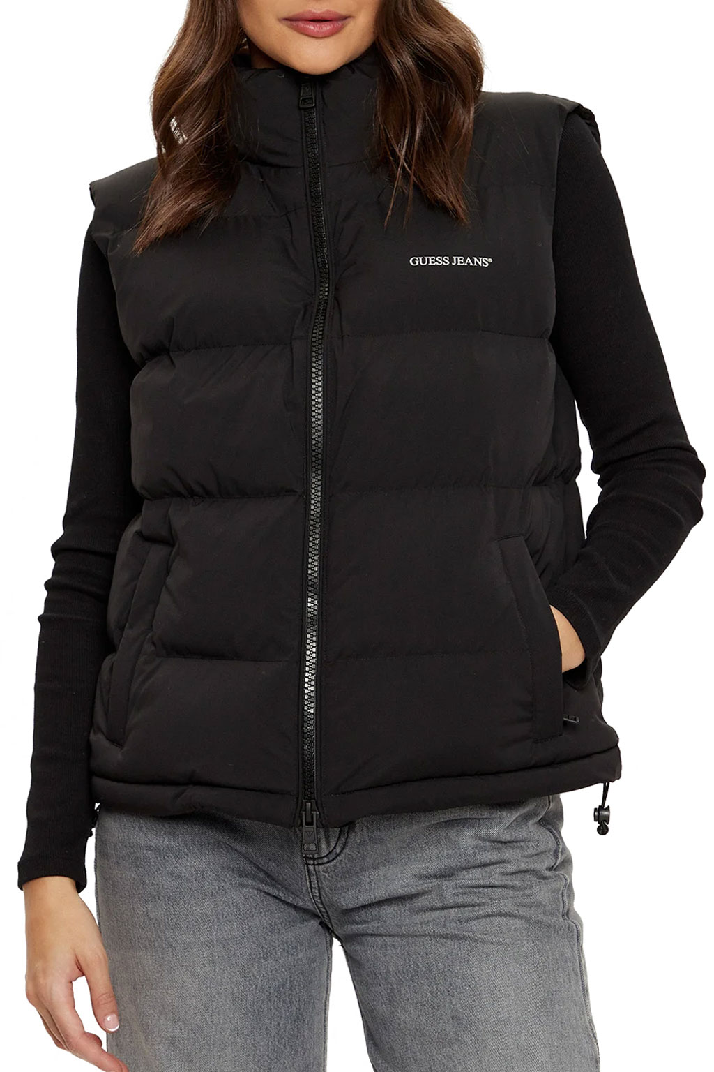 Guess γυναικείο puffer γιλέκο W4BN59WGII2