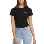 Guess γυναικείο μονόχρωμο t-shirt slim W4YI02J1314