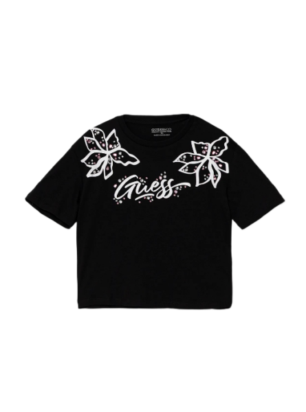 Guess παιδικό t-shirt με στρας για κορίτσι J5YI33K8HM4