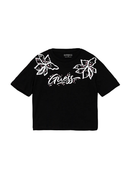 Guess παιδικό t-shirt με στρας για κορίτσι J5YI33K8HM4