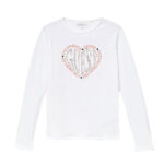 Guess παιδικό t-shirt με σχέδιο και στρας για κορίτσι J5YI38K6YW4