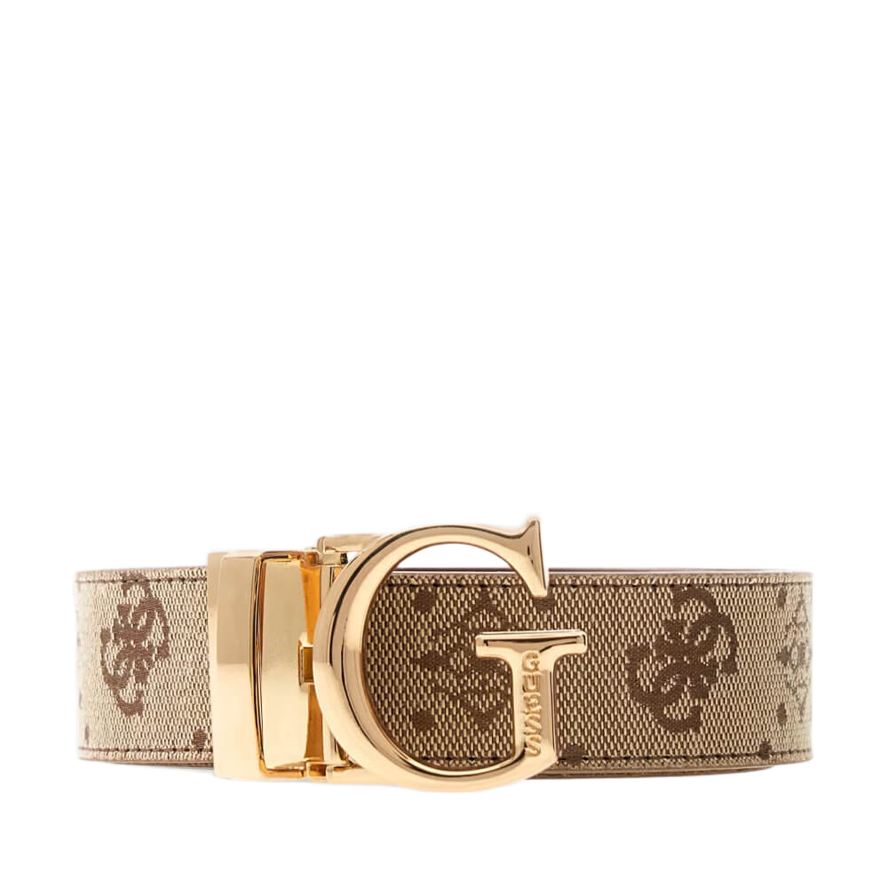 Guess γυναικεία ζώνη 4G και λογότυπο peony διπλής όψης Neda Not BW9267P5330