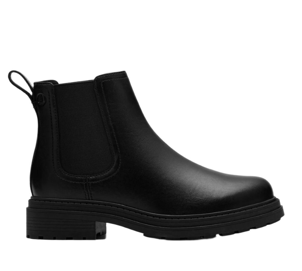 Clarks γυναικείο δερμάτινο ανατομικό μποτάκι 26184624