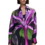 Desigual γυναικείο πουκάμισο μακρυμάνικο Orquidea 25WWCW20