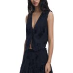 Desigual γυναικείο γιλέκο με κέντημα 25WWEW70