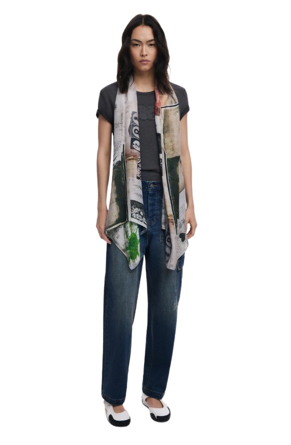 Desigual γυναικείο εμπριμέ μαντήλι 25WAWA13