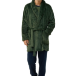 Vamp ανδρική σταυρωτή fleece ρόμπα 23646