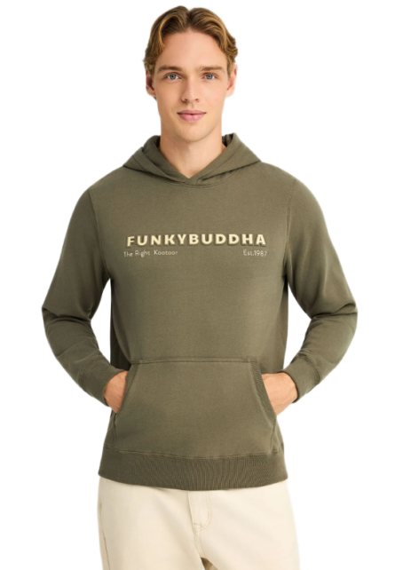 Funky Buddha ανδρικό φούτερ με κουκούλα FBM012-074-06