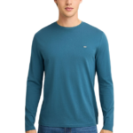 Funky Buddha ανδρική μακρυμάνικη μονόχρωμη μπλούζα FBM012-001-07