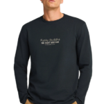 Funky Buddha ανδρική μακρυμάνικη μονόχρωμη μπλούζα FBM012-003-07