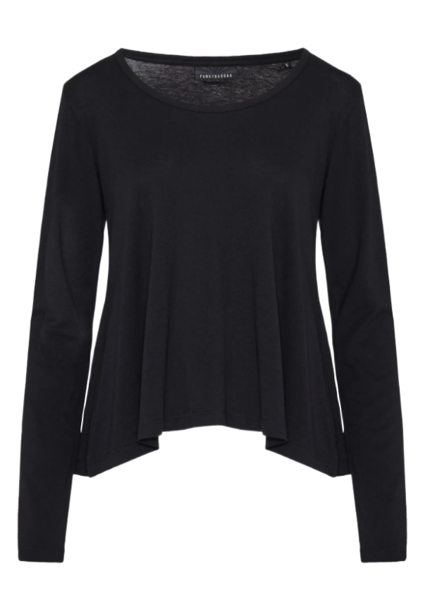 Funky Buddha γυναικεία μακρυμάνικη μπλούζα FBL012-100-07