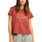 Funky Buddha γυναικείο t-shirt με τύπωμα FBL012-104-04