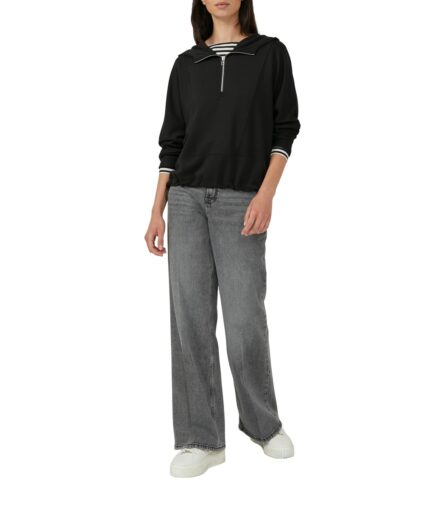 S'Oliver γυναικεία μπλούζα φούτερ με κουκούλα 2170102