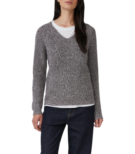 S'Oliver γυναικείο πλεκτό πουλόβερ με V λαιμόκοψη 2172629