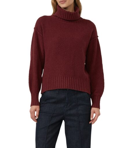 S'Oliver γυναικείο πλεκτό πουλόβερ με φαρδύ ζιβάγκο 2172631