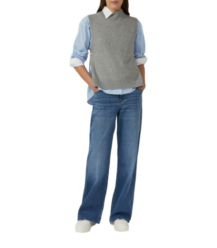 S'Oliver γυναικεία αμάνικη πλεκτή μπλούζα 2168038