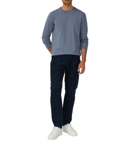 S'Oliver ανδρικό βαμβακερό πουλόβερ με λογότυπο 2170218