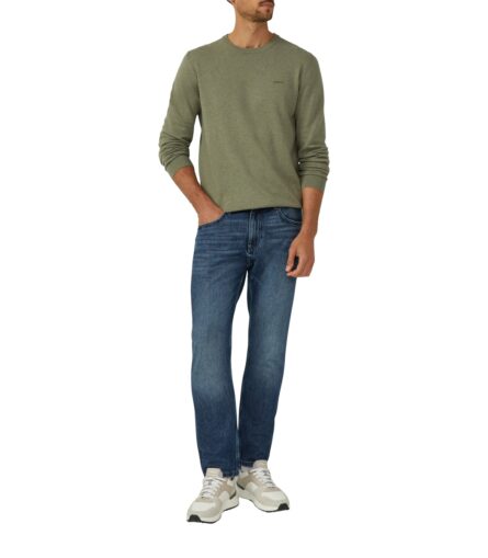 S'Oliver ανδρικό βαμβακερό πουλόβερ με λογότυπο 2170218