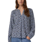 S'Oliver γυναικεία μπλούζα μακρυμάνικη εμπριμέ 2170014