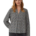 S'Oliver γυναικεία μπλούζα μακρυμάνικη εμπριμέ 2170014