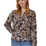 S'Oliver γυναικεία μπλούζα μακρυμάνικη εμπριμέ 2170028