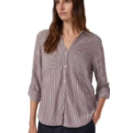 S'Oliver γυναικείο πουκάμισο ριγέ μακρυμάνικο 2173585