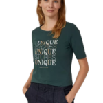 S'Oliver γυναικεία μπλούζα slim fit με τύπωμα 2170078