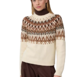 S'Oliver γυναικείο πλεκτό πουλόβερ με ζακάρ σχέδιο 2170439