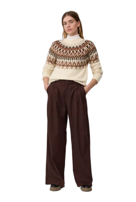 S'Oliver γυναικείο παντελόνι με φαρδύ μπατζάκι 2170266