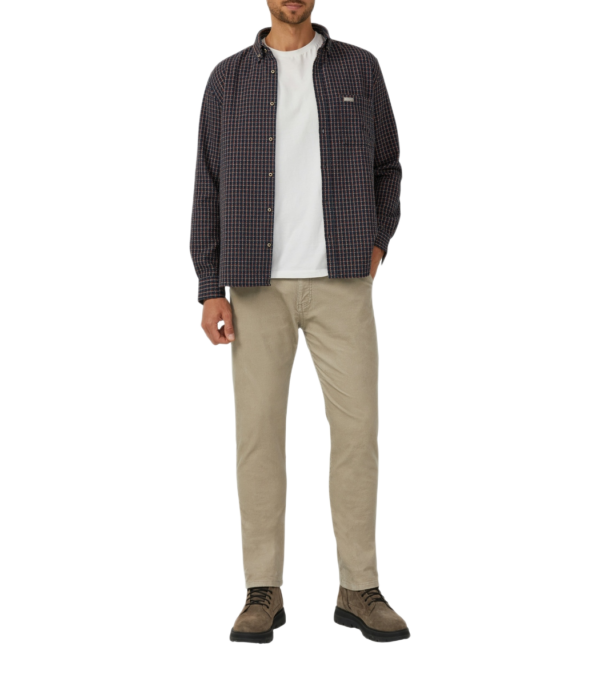 S'Oliver ανδρικό πουκάμισο καρό μακρυμάνικο 2168136