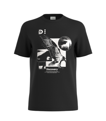 S'Oliver ανδρικό t-shirt με τύπωμα του Discovery Channel 2169994
