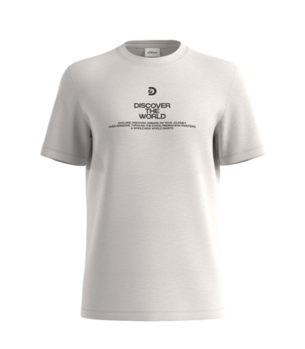 S'Oliver ανδρικό t-shirt με τύπωμα του Discovery Channel 2169994