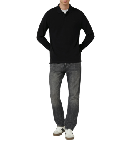 S'Oliver ανδρική μπλούζα πόλο μακρυμάνικη 2170160