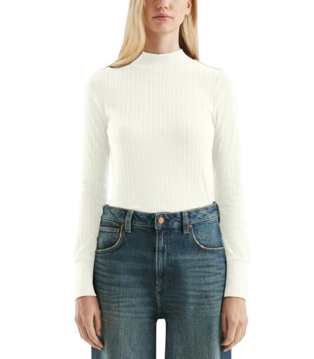 S'Oliver γυναικεία ριμπ μπλούζα μακρυμάνικη 2172781