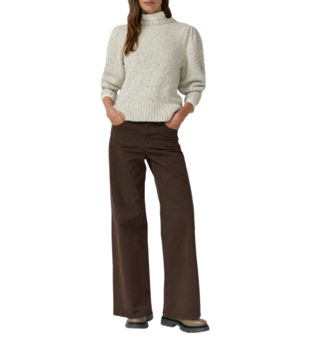 S'Oliver γυναικείο πλεκτό πουλόβερ με φουσκωτά μανίκια 2168129