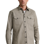 Navy & Green ανδρικό πουκάμισο overshirt comfort fit 24NG.TS03/OS