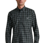 Navy & Green ανδρικό καρό πουκάμισο comfort fit 24NG.EK068/1B