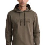 Navy & Green ανδρική μπλούζα φούτερ με κουκούλα 24TU.328/2H.1