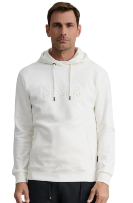 Navy & Green ανδρική μπλούζα φούτερ με κουκούλα 24TU.328/2H.1