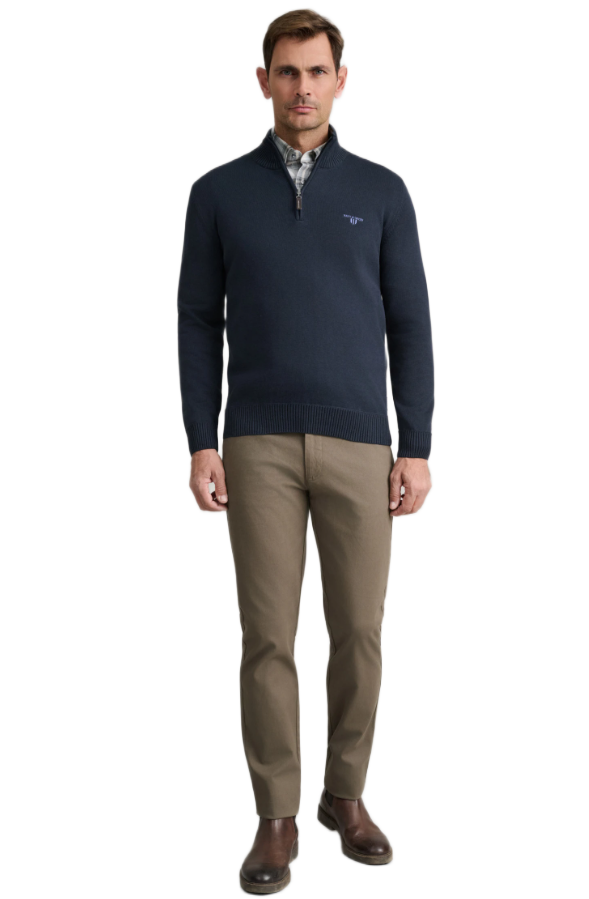 Navy & Green ανδρικό παντελόνι άπιετο modern fit 24AG.1003MFA/178 Navy & Green ανδρικό παντελόνι άπιετο modern fit 24AG.1003MFA/178