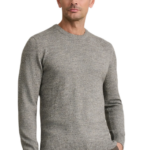 Navy & Green ανδρική πλεκτή μπλούζα μακρυμάνικη 24YM.1026/R