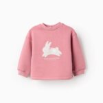 Zippy βρεφική φούτερ μπλούζα για κοριτσάκι ZBGAP0202_25038