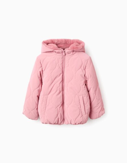 Zippy παιδικό μπουφάν καπιτονέ με κουκούλα για κορίτσι ZKGAP0103_25008