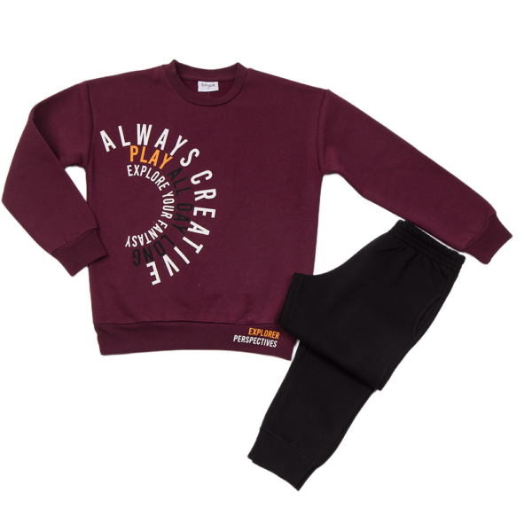 Trax παιδικό σετ φόρμας με τύπωμα για αγόρι 48834 Trax παιδικό σετ φόρμας με τύπωμα για αγόρι 48834