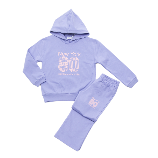 Trax παιδικό σετ φόρμας με κουκούλα για κορίτσι 48638 Trax παιδικό σετ φόρμας με κουκούλα για κορίτσι 48638